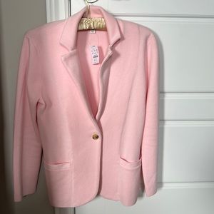 Jcrew factory sweater blazer cotton nwt